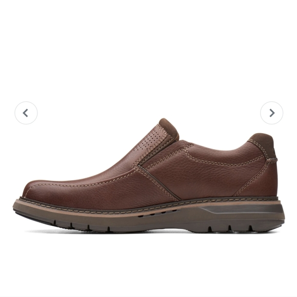 Clarks Unstructured Un Ramble Step Mahogany Brown - Picture 4 of 13